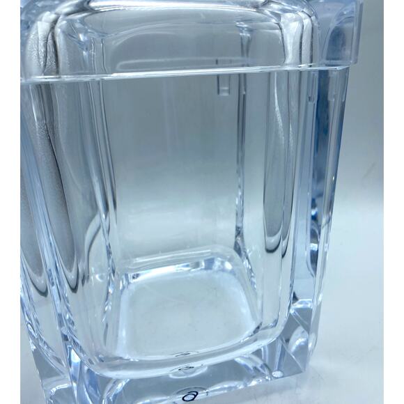 The Regal 3Qt Carlisle Vtg GRAINWARE Ice Bucket Clear‎ Lucite Swivel Top MCM - Picture 8 of 10
